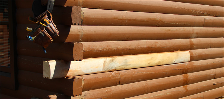 Log Home Damage Repair  Page County, Virginia