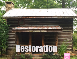 Historic Log Cabin Restoration  Page County, Virginia